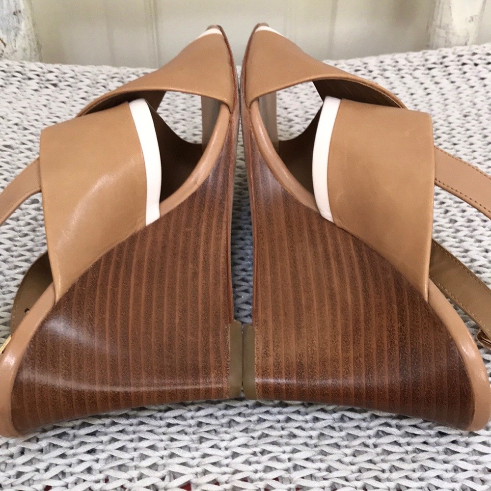 Coach Randy Leather Wedge Sandal - Picture 14 of 16
